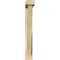 Ekena Millwork Traditional Block Rough Sawn Bracket w/ Offset Brace, Douglas Fir, 4"W x 22"D x 30"H BKT0402X22X30TRA05RDF - alternate 3